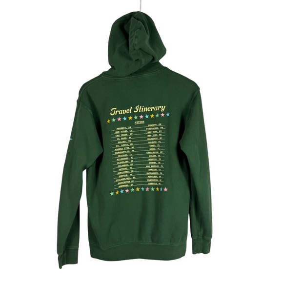 2022 Call Me If You Get Lost Tyler The Creator Tour Green Hoodie Double Sided M - Picture 2 of 7